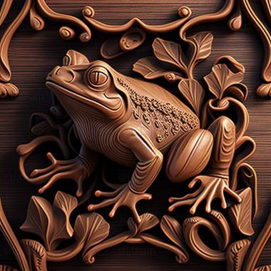 3D model frog 3d model (STL)